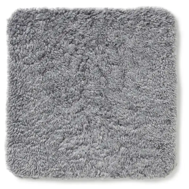 Billig Curly Sittdyna fårskinn 40x40 cm Charcoal grey Silver